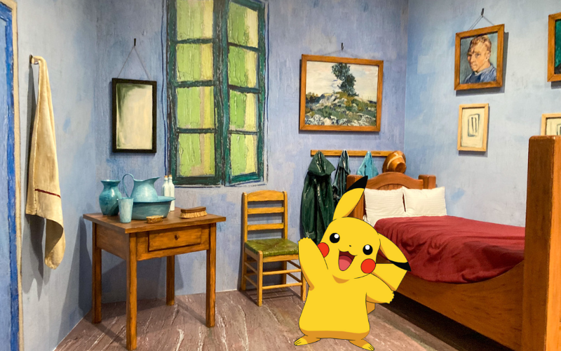 Exposição colaborativa Pokémon x Van Gogh deixa fãs encantados
