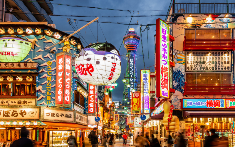 Conheça 6 bairros populares para visitar em Osaka