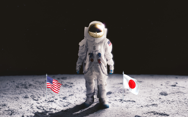 Japão planeja enviar o primeiro astronauta à Lua sob projeto liderado pelos EUA
