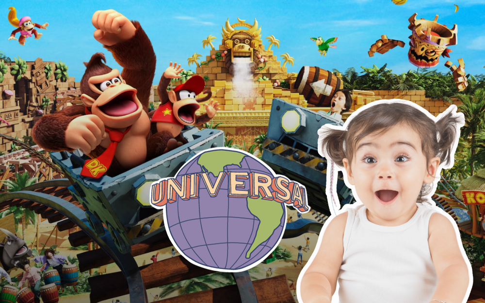 Nova atração da Universal Studio: Área do Donkey Kong será lançada na primavera de 2024