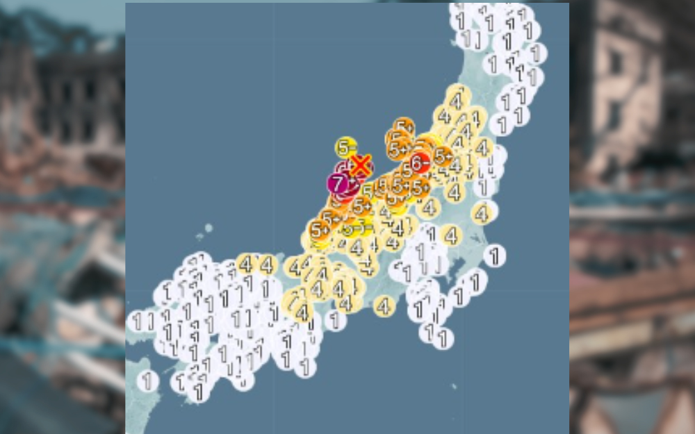 O número de mortes em Ishikawa chega à 78 quatro dias depois do terremoto