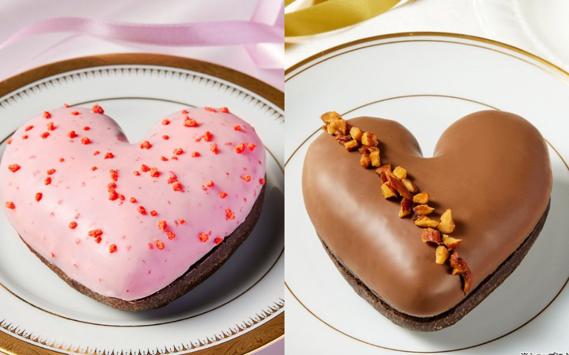 Mister Donut lança novos donuts de chocolate em forma de coração para o Dia dos Namorados