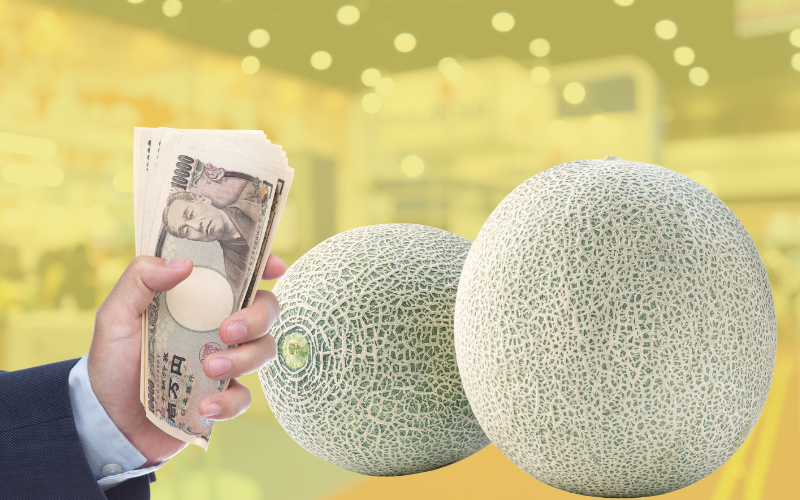 Par de melão Yubari é vendido por 3 milhões de ienes no primeiro leilão da temporada!
