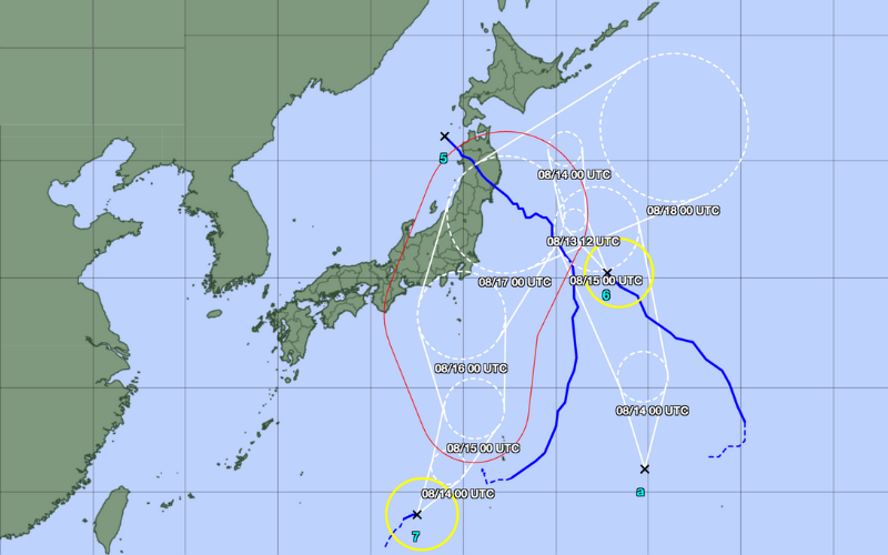Possibilidade de mais um tufão atingir o Japão durante o feriadão
